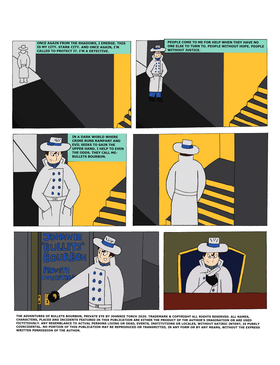 Read The Adventures Of Bullets Bourbon, Private Eye  4 Page 3 in English