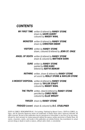 Read Death & Comics  1 Page 2 in English