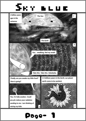 Read Sky Blue  1 Page 3 in English