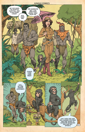 Read JUNGLE COMICS  3 Page 10 in English
