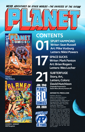 Read PLANET COMICS  1 Page 2 in English