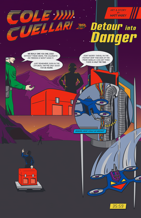 Read The Adventures of Cole Cuellari Cosmic Courier  1 Page 3 in English