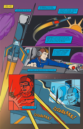 Read The Adventures of Cole Cuellari Cosmic Courier  1 Page 4 in English