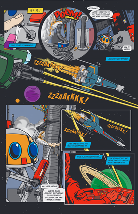 Read The Adventures of Cole Cuellari Cosmic Courier  1 Page 5 in English