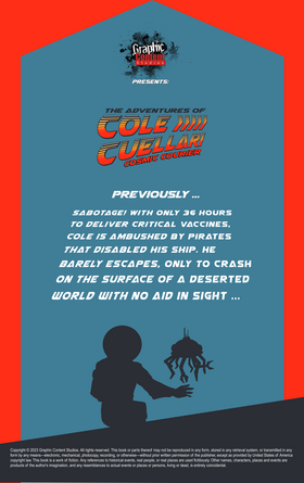 Read The Adventures of Cole Cuellari Cosmic Courier  2 Page 2 in English