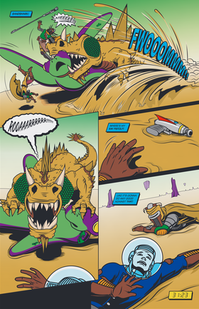 Read The Adventures of Cole Cuellari Cosmic Courier  2 Page 7 in English