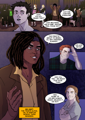 Read Phototaxis of a Fighter  3 Page 8 in English