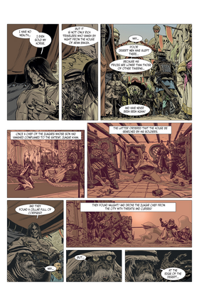 Read The Cimmerian: The Man-Eaters Of Zamboula  1 Page 5 in English