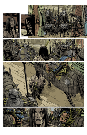 Read The Cimmerian: The Man-Eaters Of Zamboula  1 Page 8 in English
