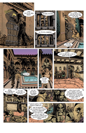 Read The Cimmerian: The Man-Eaters Of Zamboula  1 Page 10 in English