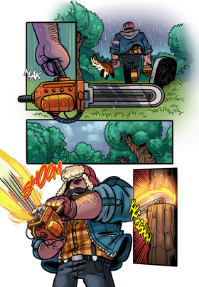 Read Yanikeke: The fairy and the lumberjack   1 Page 7 in English