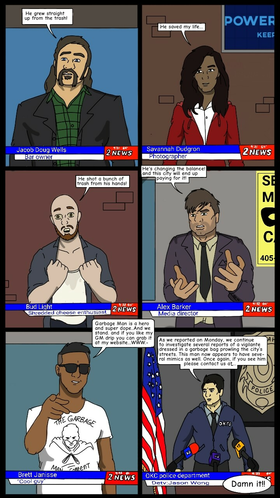 Read Garbage Man: The Trash Bagged Defender   6 Page 2 in English
