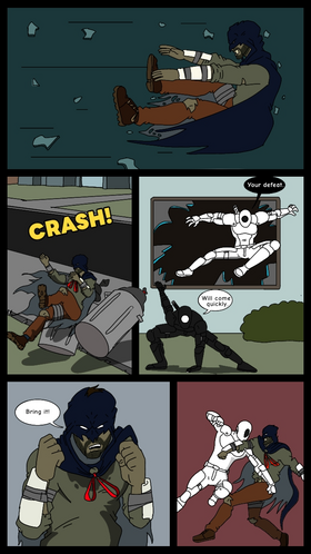 Read Garbage Man: The Trash Bagged Defender   7 Page 7 in English