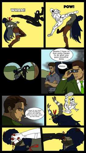 Read Garbage Man: The Trash Bagged Defender   7 Page 8 in English