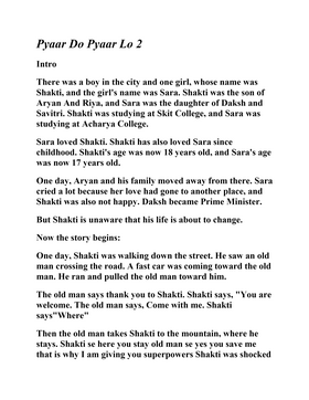 Read Pyaar love prem   2 Page 2 in English