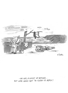 Read New Yorker Cartoons  1 Page 3 in English