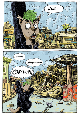 Read Catchup - ENG  4 Page 8 in English