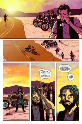 Read Blood, Skulls and Chrome   4 Page 3 in English