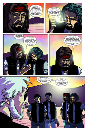 Read Blood, Skulls and Chrome   4 Page 10 in English