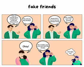 Read fake friends  1 Page 1 in English
