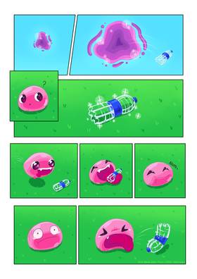 Read Pink Slime Eats Stuff  3 Page 1 in English