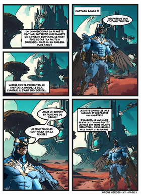 Read #1 DRONE HEROES : VISITE LA GALAXIE  1 Page 4 in French