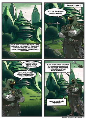 Read #1 DRONE HEROES : VISITE LA GALAXIE  1 Page 5 in French