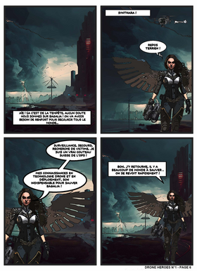 Read #1 DRONE HEROES : VISITE LA GALAXIE  1 Page 7 in French