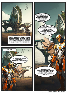 Read #1 DRONE HEROES : VISITE LA GALAXIE  1 Page 8 in French