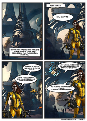 Read #1 DRONE HEROES : VISITE LA GALAXIE  1 Page 9 in French
