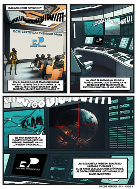 Read #1 DRONE HEROES : VISITE LA GALAXIE  1 Page 10 in French