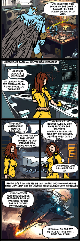 Read #2 DRONE HEROES: LUDY WOMAN - MISSION XYNTHIENNE  1 Page 2 in French