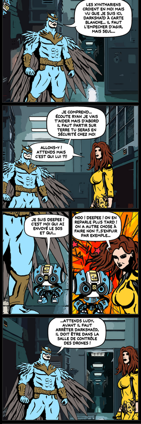 Read #2 DRONE HEROES: LUDY WOMAN - MISSION XYNTHIENNE  1 Page 5 in French