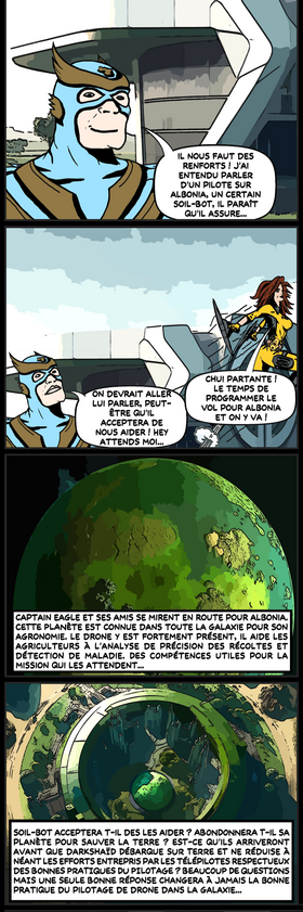 Read #2 DRONE HEROES: LUDY WOMAN - MISSION XYNTHIENNE  1 Page 9 in French