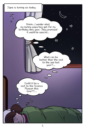 Read Jigna Meets Shonomon (King of Smartphones)  1 Page 1 in English