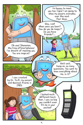 Read Jigna Meets Shonomon (King of Smartphones)  1 Page 4 in English
