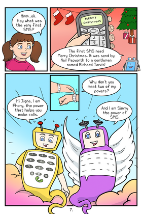 Read Jigna Meets Shonomon (King of Smartphones)  1 Page 7 in English