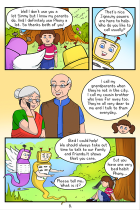 Read Jigna Meets Shonomon (King of Smartphones)  1 Page 8 in English