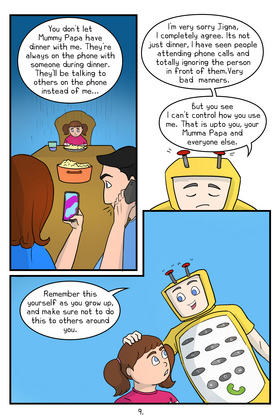 Read Jigna Meets Shonomon (King of Smartphones)  1 Page 9 in English