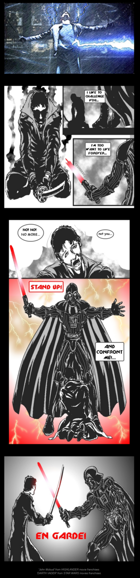 DARTH VADER CHALLENGE HIGHLANDER