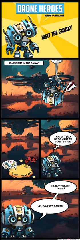 #1 DRONE HEROES: VISIT THE GALAXY !  English Version