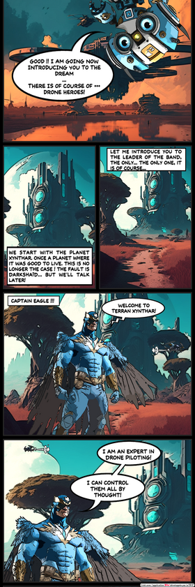 Read #1 DRONE HEROES : VISIT THE GALAXY ! ENGLISH VERSION  1 Page 2 in English