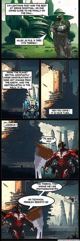 Read #1 DRONE HEROES : VISIT THE GALAXY ! ENGLISH VERSION  1 Page 4 in English