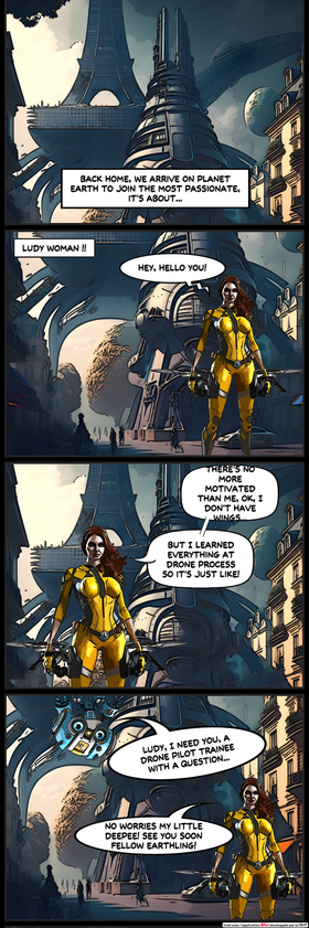 Read #1 DRONE HEROES : VISIT THE GALAXY ! ENGLISH VERSION  1 Page 7 in English