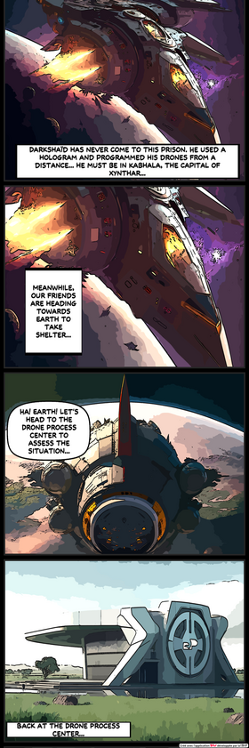 Read #2 DRONE HEROES - LUDY WOMAN XYNTHIAN MISSION ! English Version  1 Page 7 in English