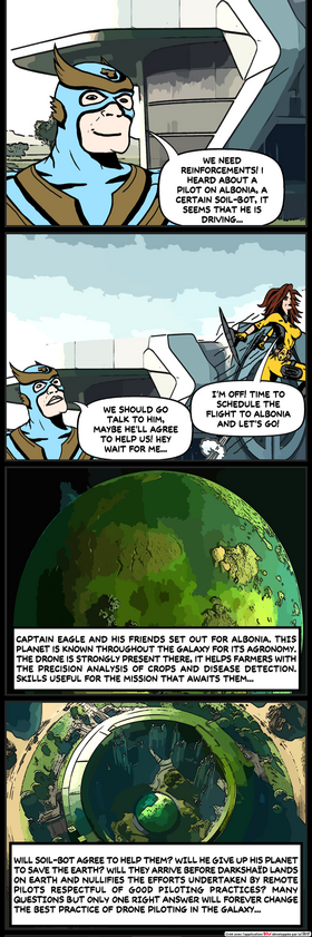Read #2 DRONE HEROES - LUDY WOMAN XYNTHIAN MISSION ! English Version  1 Page 9 in English
