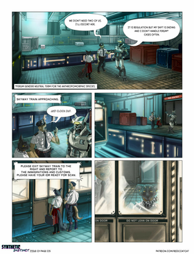 Read Synthetic Instinct  1 Page 4 in English