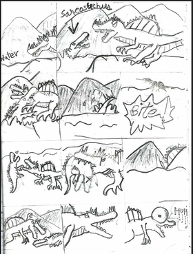 Read Dinosaur the Terrifying Lizards  1 Page 2 in English