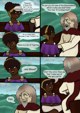Read Theseus Tale    1 Page 2 in English