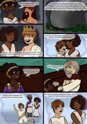 Read Theseus Tale    2 Page 2 in English